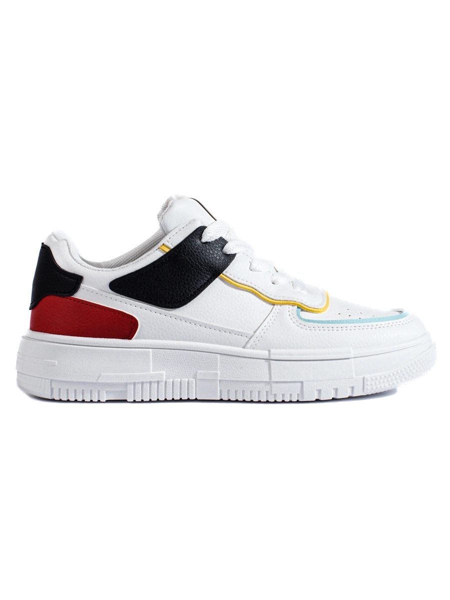 Adidași albi trendy pentru femei fără toc pentru femei