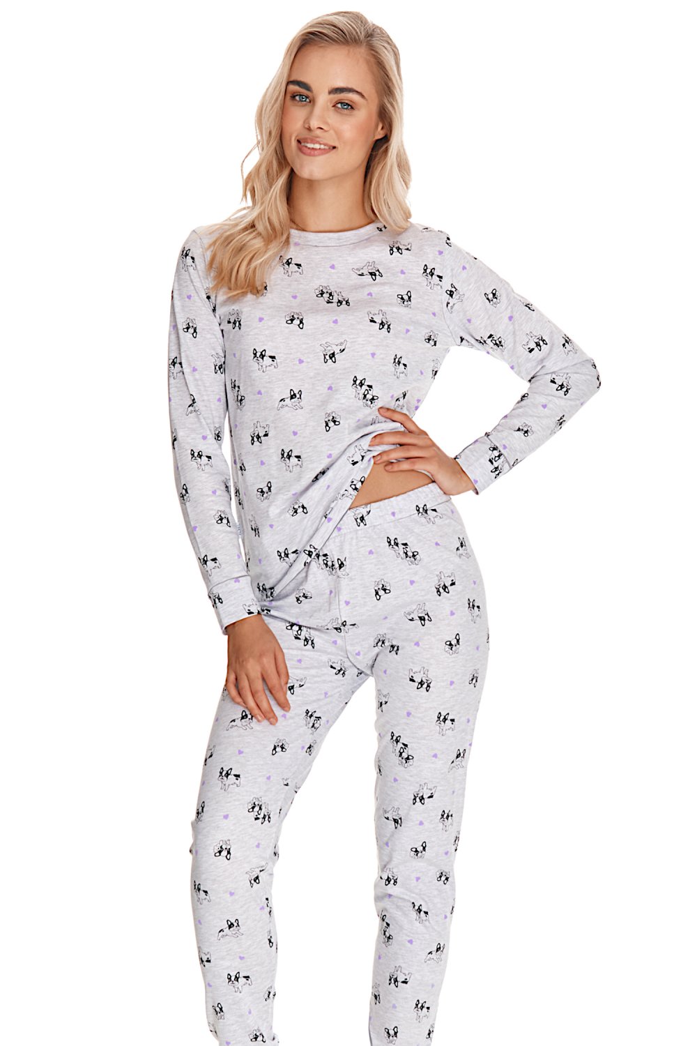 Pijama de damă 2777 Serena grey