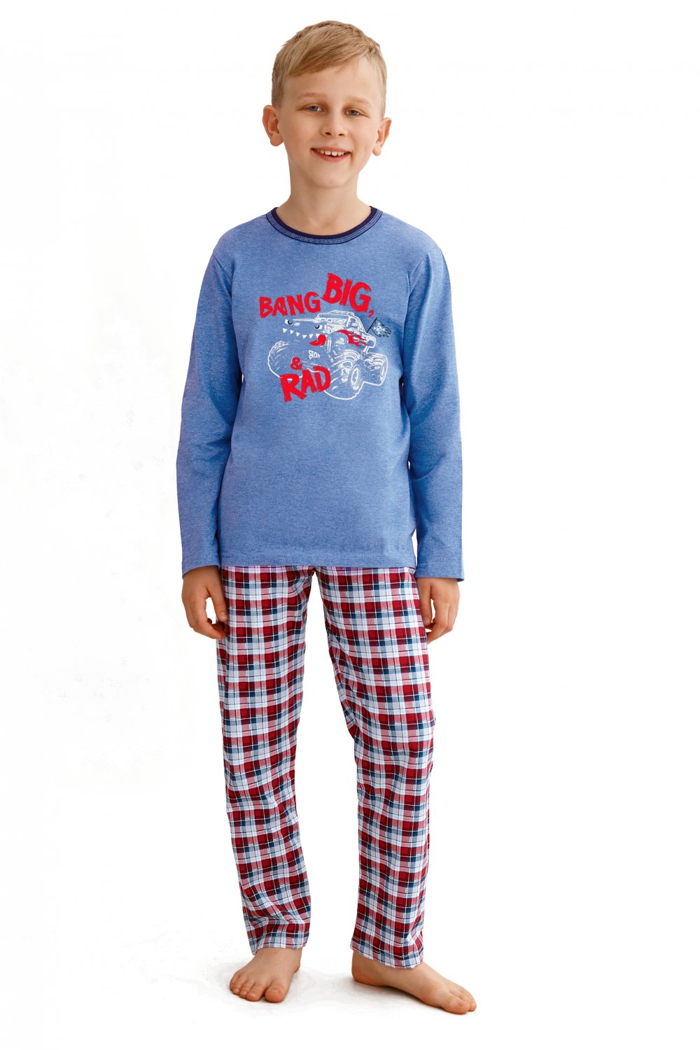 Pijama pentru băieți 2651 blue