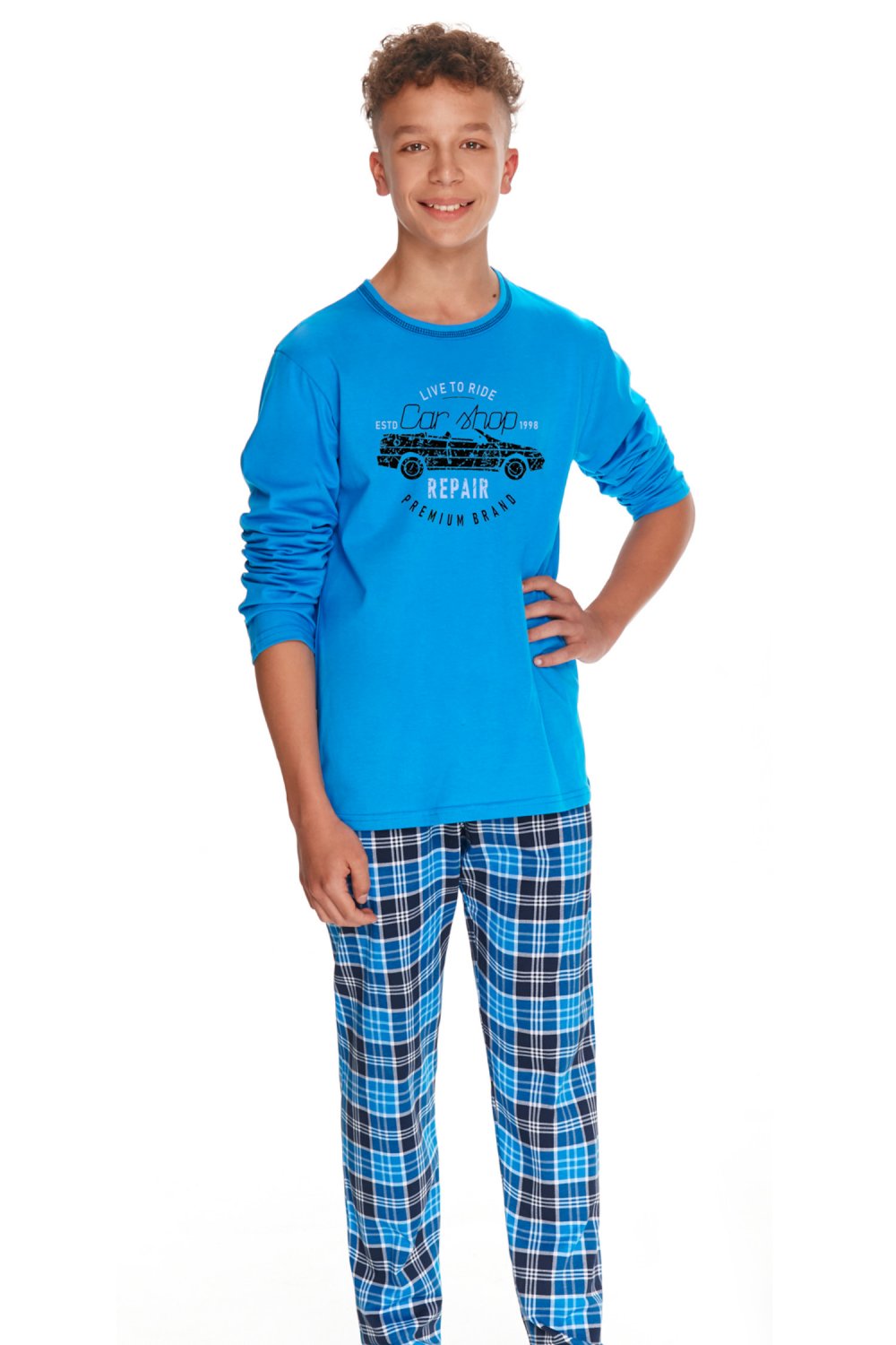 Pijama pentru băieți 2654 Mario blue