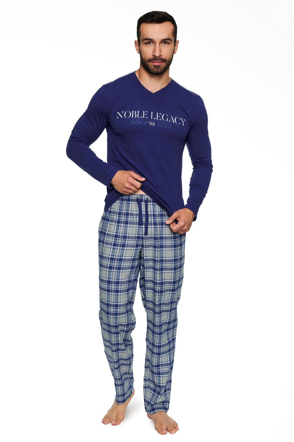 Pijama pentru bărbați 40074 Town blue