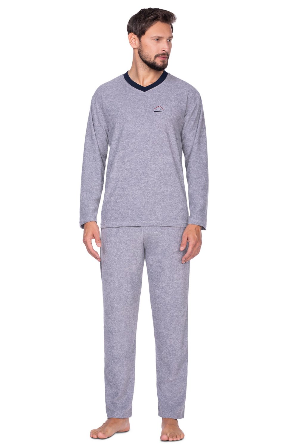 Pijama pentru bărbați 592 grey plus